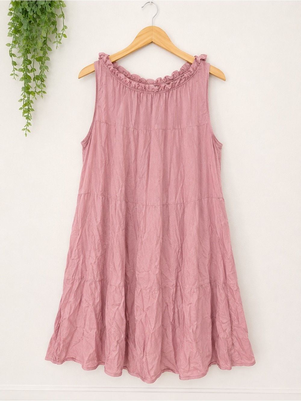 Fashion Nova Dusty Rose Sleeveless Mini Dress